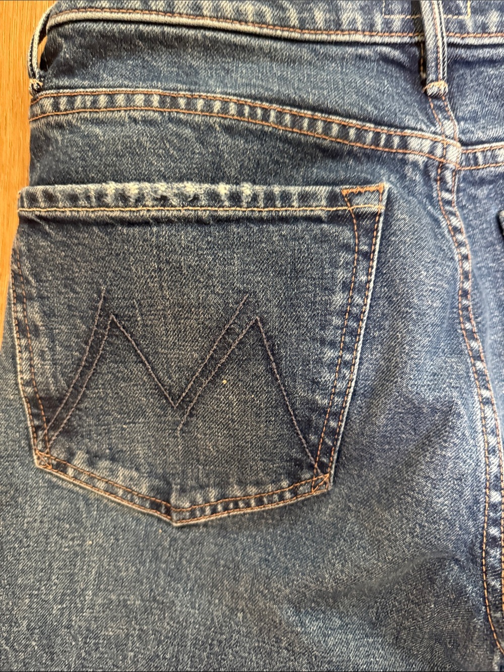 Mother Wide Leg Women's Jeans size 26, stone blue - Picture 4 of 10